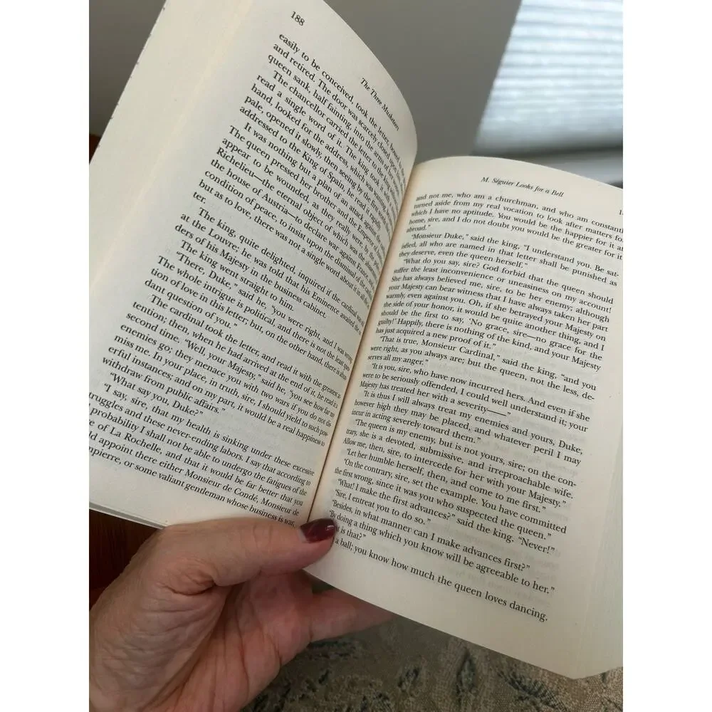 Book Paperback: The Three Musketeers, Dumas Classic Novel